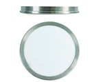 Energetic 14 Slim Led Flush Mount Light Fixture, Brushed Nickel New. Fixed Price $33.99.