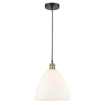 Innovations Edison Dome 1LT 12" Mini Pendant, Bb/white 616-1P-BAB-GBD-121. Fixed Price $237.60.
