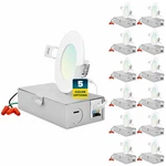 Sunperian 12-PACK 3" Ultra-thin Led Recessed Light J-box 5 Color Option. Fixed Price $179.95.