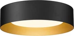 14" Black Flush Mount Ceiling Light With Frosted Glass Shade. Fixed Price $94.48.