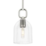 Innovations Lighting 485-1S-G487-6CL Hudson 6"W Mini Pendant Nickel. Fixed Price $341.00.