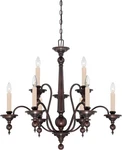 Savoy House 1-1727-9-13 Chandelier With No Shades, English Bronze Finish * New!. Fixed Price $299.95.