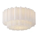 Crystorama Lighting Group ADD-321-WH Addis 7 22"W Flush Chrome. Fixed Price $1598.00.