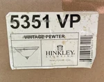 Hinkley Lighting 5351 Vp Flush Mount Vintage Pewter Frosted Glass New. Fixed Price $125.00.