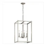 Kichler Crosby 4-LIGHT Brushed Nickel Contemporary Foyer Pendant Hanging 43998NI. Fixed Price $90.30.