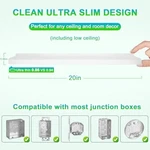 Gobright Inch Led Flush Mount Ceiling Lights 35W 4200 Lm - White. Fixed Price $51.47.