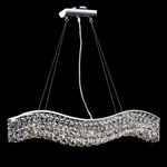James R. Moder Impact Wave 36" Contemporary Light Crystal Chandelier 40605S22. Fixed Price $699.00.