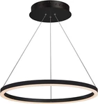 Vonn VMC31640BL Tania Light 24"W Led Ring Chandelier - Black. Fixed Price $209.24.