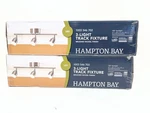 Lot Of 2 Hampton Bay 19 In. 3-LIGHT Brushed Steel Led Track Lighting Kit New. Fixed Price $49.99.