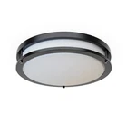 Energetic Lighting 14" Led Flush Mount Fixture - Black Pack. Fixed Price $94.99.
