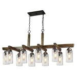 Artcraft Lighting AC10860DP Home Glow Chandelier Distressed Pine. Fixed Price $685.00.