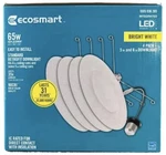 Ecosmart & Led White Canless 4 Pack 1002 936 732 Daylight 65W. Fixed Price $30.00.