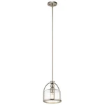 Kichler Lighting Transitional 1-LIGHT Brushed Nickel Mini Pendant. Fixed Price $152.93.