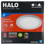 Halo SMD4R69SWH Led Recessed Light Retrofit Kit, Surface Mount, White, 4". Fixed Price $19.99.