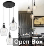 Emliviar DYE286G2-3 Bk 3-LIGHT Black Pendant Fixture. Fixed Price $118.02.