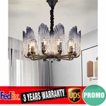 Modern Luxury Crystal Glass Led Pendant Lamp Chandelier Ceiling Light Fixture Us. Fixed Price $95.26.