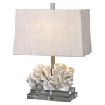Coral - Light Table 16 Inches Wide By 10 Deep Lamps Uttermost. Fixed Price $309.60.