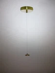 River Of Goods Hadley 8 In. 1-LIGHT Gold Pendant With White Glass Shade 20635. Fixed Price $44.95.