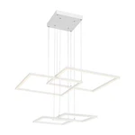 Access Lighting Squared Pendant, White/white Acrylic 63968LEDD-WH-ACR. Fixed Price $420.00.