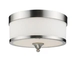 Z-lite 308F Cosmopolitan Light Flushmount Ceiling Fixture Nickel. Fixed Price $56.44.