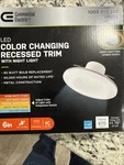 6IN Recessed Light With Night Lite , Commercial Electric 1003 456 565. Fixed Price $15.99.