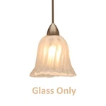 Wac Lighting G531-FR Resanese Art Glass Pendant With Frosted Shade Replacement. Fixed Price $26.00.