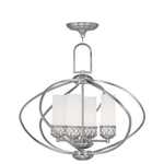 Livex Lighting Westfield Chandelier Brushed Nickel. Fixed Price $401.99.
