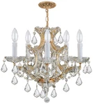 Crystorama 4405-GD-CL-SAQ Maria Theresa 6-LIGHT Swarovski Spectra Crystal Mini. Fixed Price $1314.00.