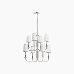 Kohler Tresdoux 30 8-LIGHT Polished Nickel Chandelier K-27442-CH08-SNL (new). Fixed Price $404.99.