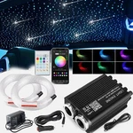 32W Twinkle Rgbw Fiber Optic Star Ceiling Kit Led Meteor Light 600PCS 2M 0.75MM. Fixed Price $103.90.