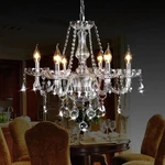 Crystal Chandeliers Classic Candle Lighting, Vintage 6 Lig.... Fixed Price $132.04.