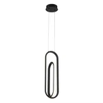Matte Black Led Pendant From The Demark Collection. Fixed Price $805.00.