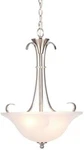 Hampton Bay 19710-000 Santa Rita 2-LIGHT Brushed Nickel Inverted Pendant. Fixed Price $44.89.