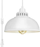 Plug Pendant Light, 15FT Hanging Lights With Big White,. Fixed Price $28.88.