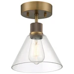 Access Lighting Port Nine Martini Rled Semi-flush, Bs 63146LEDDLP-ABB-CLR. Fixed Price $99.20.