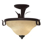 Matte Coffee And Golden Mottle Glass Semi Flush Mount Ceiling Light $285. Fixed Price $59.99.