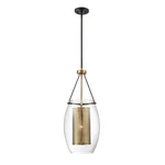 Savoy House Dunbar 1-LIGHT Pendant, Warm Brass/bronze Accents 7-9063-1-95. Fixed Price $574.00.