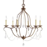 Livex Lighting 6426 Chesterfield 1 Tier Chandelier - Bronze. Fixed Price $399.96.