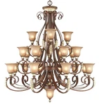Livex Lighting 8569 Villa Verona 22 3 Tier Chandelier - Bronze. Fixed Price $9199.96.