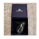 Swarovski Megan Teardrop Pendant Necklace Blush Crystal Silver Rhodium 1062664. Fixed Price $79.99.