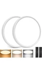 Silampdi Pack 24W Led Flush Mount Ceiling Light FIXTURE,12 Inch 2520LM.... Fixed Price $65.00.