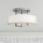 Hinkley Hampton 20" Wide Antique Nickel Ceiling Light. Fixed Price $509.15.