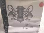 Monte Carlo MC50TA 4-LIGHT Fitter Kit Textured Antique White Damaged Open Box. Fixed Price $45.85.