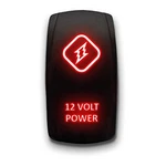 12 Volt Power Red Stark 5-PIN Laser Etched Led Rocker Switch Dual Light. Fixed Price $17.74.