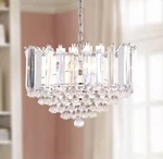 Safavieh Hampton Pendant Lamp Clear / Chrome. Fixed Price $121.13.