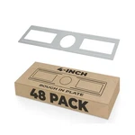 Ohlectric (48 Pack) New Construction Rough-in Plate For Led Downlight Sl. Fixed Price $343.57.