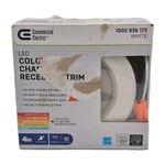 Commercial Electric Dimmable Integrated Led Recessed Light Trim 4" 1002 936 175. Fixed Price $5.57.