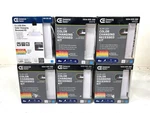 6PK Commercial Electric Ultra Slim Square 4 In.color Select Recessed Led Kit. Fixed Price $54.99.