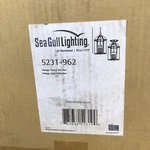 Sea Gull 16 Inch W 3-LIGHT Brushed Nickel Semi-flush Mount Convertible Pendant. Fixed Price $124.99.