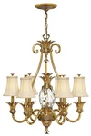 Hinkley Lighting H4886 Brass Plantation 7-LIGHT 1 Tier Chandelier. Fixed Price $2779.00.
